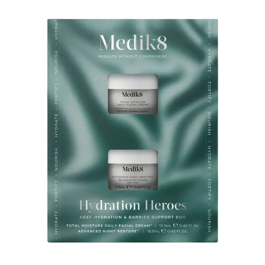 Medik8 Hydration Heroes Try Me Sizes Total Moisture Daily Facial Cream 12,5Ml + Advanced Night Restore 12,5Ml