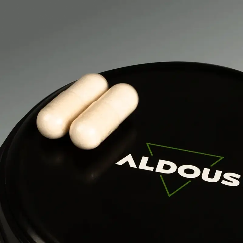Aldous Labs Melatonina con 5Htp, Magnesio, Valeriana y Vitamina B6