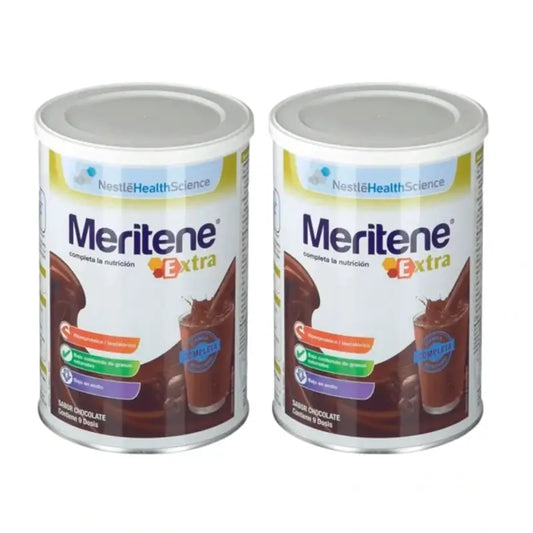 Meritene Extra Batido Sabor Chocolate, 2X450 Gr