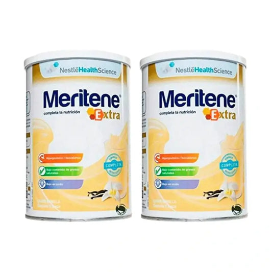Meritene Extra Vainilla, 2X450 Gr