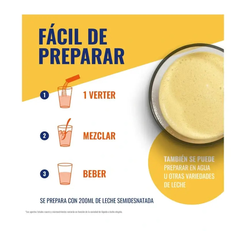 Meritene Fuerza y Vitalidad Vainilla, 15 sobres