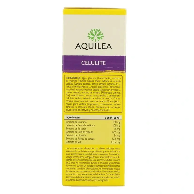 Aquilea Celulite Sabor Piña, 15 Sticks Solubles