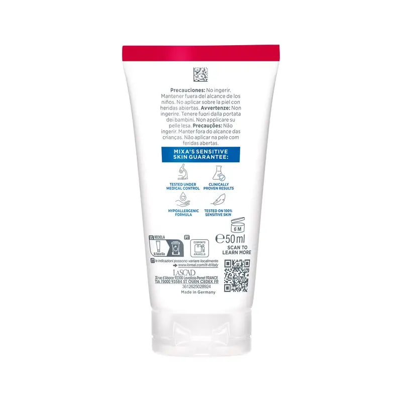 Mixa Balm Cica+, Bálsamo Reparador Multiusos, 50 ml