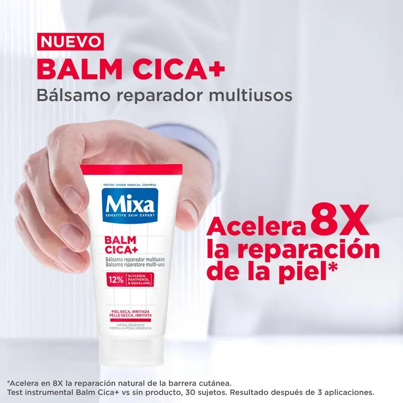Mixa Balm Cica+, Bálsamo Reparador Multiusos, 50 ml