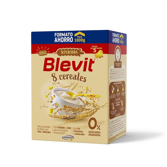 Blevit Alimentación Infantil Superfibra 8 Cereales, 1000 grs