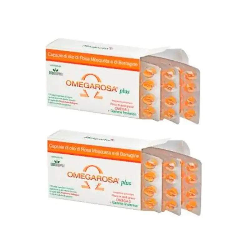 Mosqueta´S Omegarosa Plus , Pack 2 x 60 Perlas.