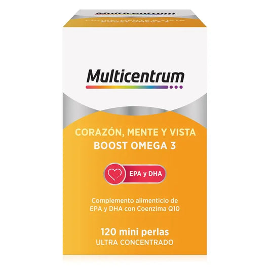 Multicentrum Boost Omega 3 , 120 comprimidos