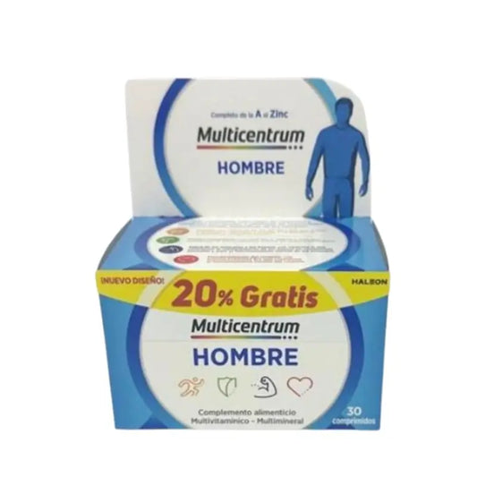 Multicentrum Hombre 20% Descuento , 30 comprimidos