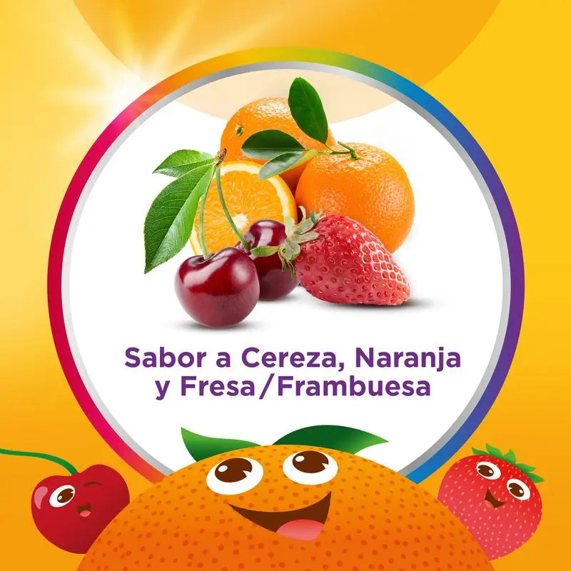 Multicentrum Vitagomis Junior Multivitamínico Para Niños Sabor A Cereza, Naranja Y Fresa, 30 gominolas