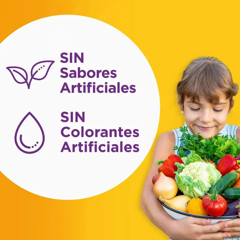 Multicentrum Vitagomis Junior Multivitamínico Para Niños Sabor A Cereza, Naranja Y Fresa, 30 gominolas