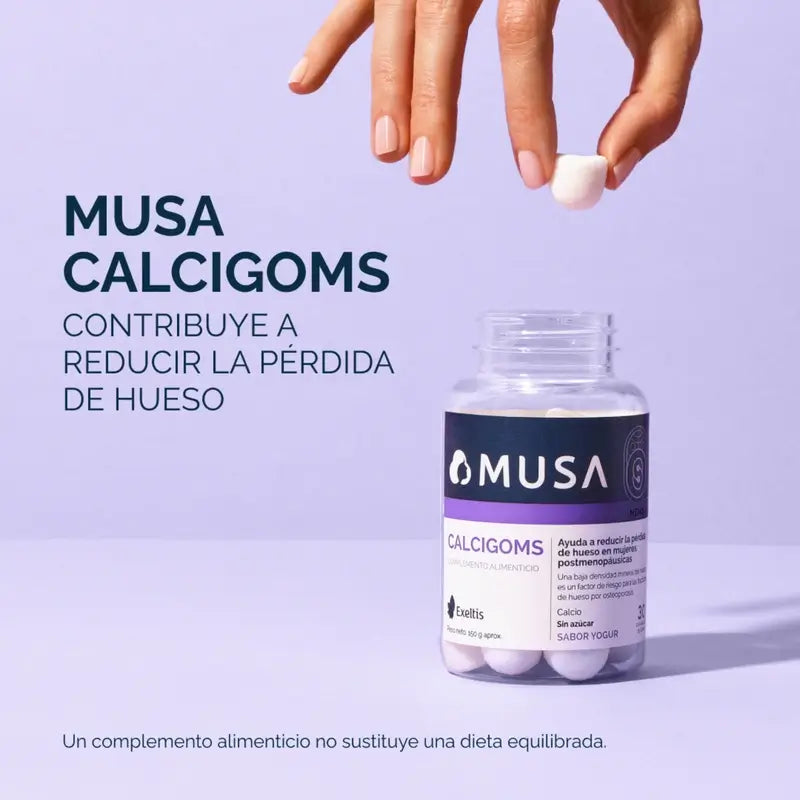 Musa Calcigoms Gominolas Clacio , 3 x 30 cápsulas