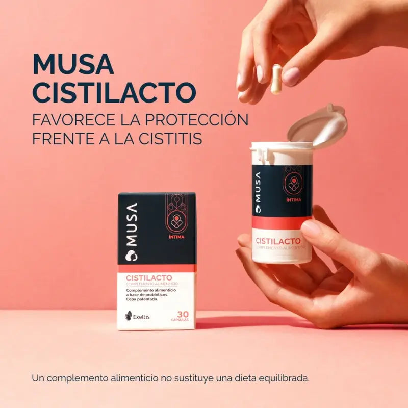 Musa Duplo Cistilacto Probiótico Cisititis , 2 x 30 cápsulas