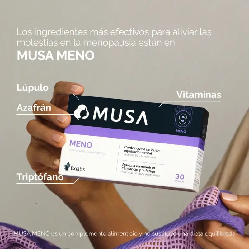 Musa Duplo Menopausia Complemento Alimenticio , 2 x 30 cápsulas