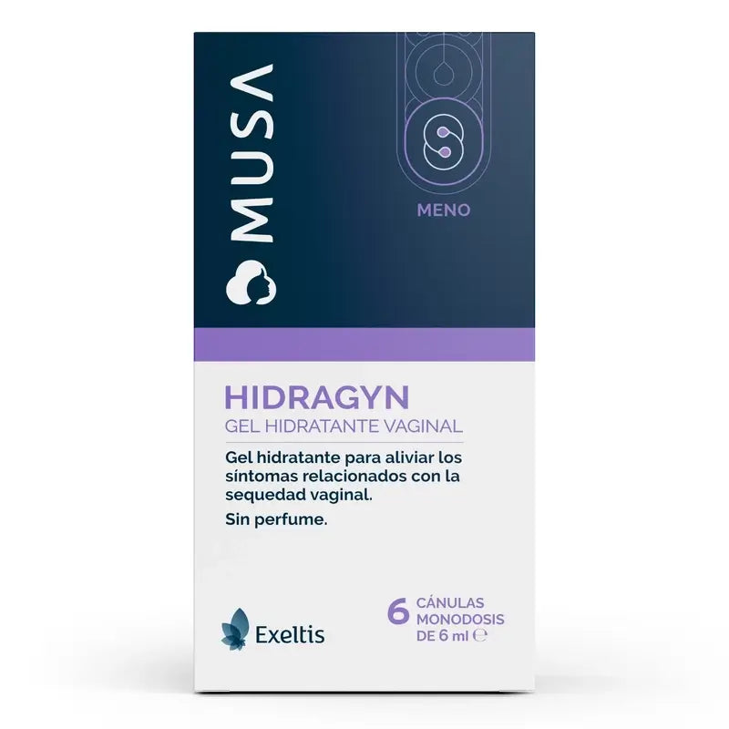 Musa Hydragin Hidratante Vaginal, 6 canulas