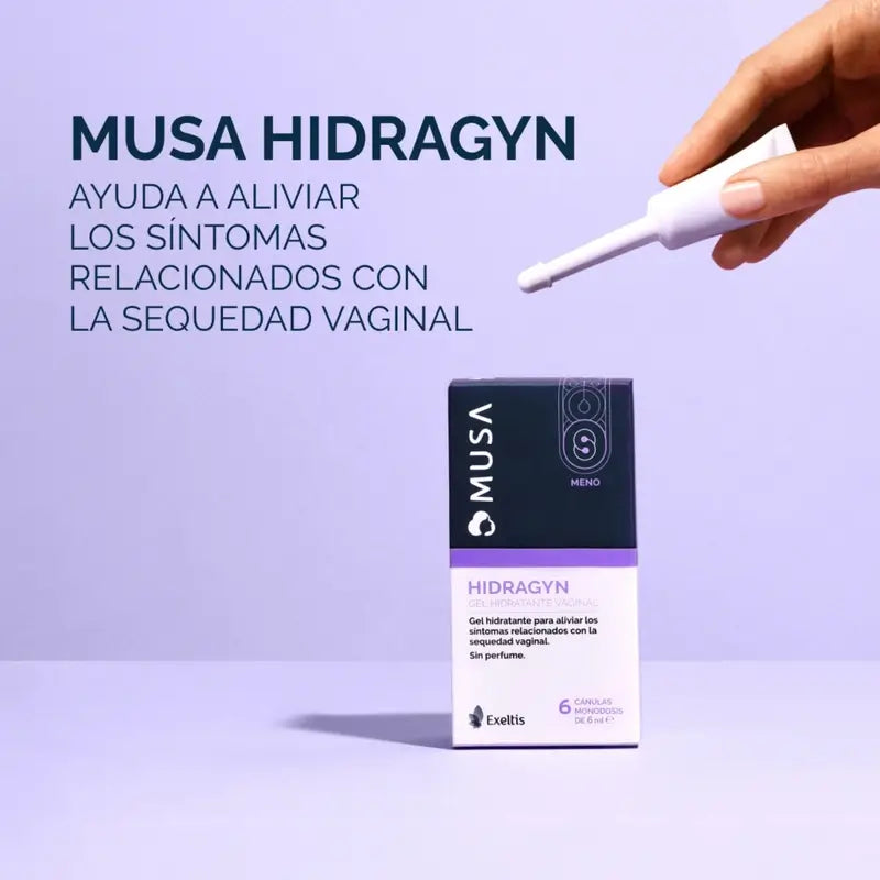 Musa Hydragin Hidratante Vaginal, 6 canulas