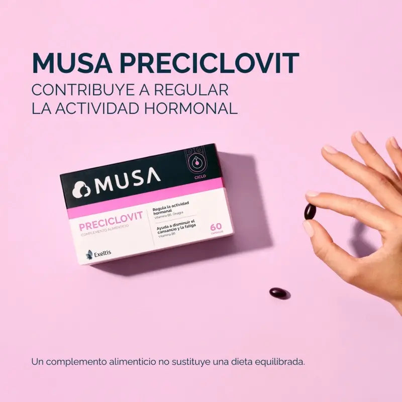 Musa Preciclovit Premenstrual, 60 cápsulas