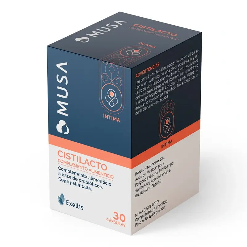 Musa Triplo Cistilacto Probiótico Cisititis , 3 x 30 cápsulas
