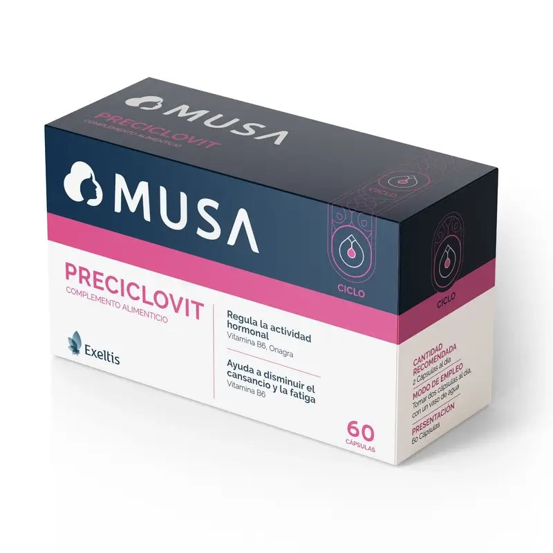 Musa Triplo Preciclovit Premenstrual , 3 x 30 cápsulas