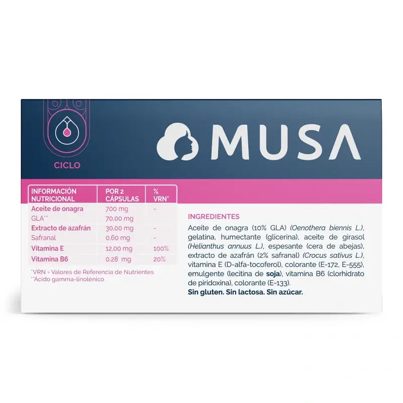 Musa Triplo Preciclovit Premenstrual , 3 x 30 cápsulas