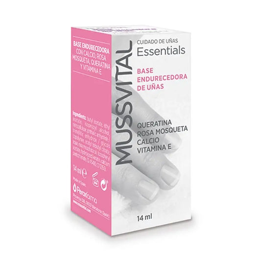 Mussvital Base Endurecedora De Uñas , 14 ml