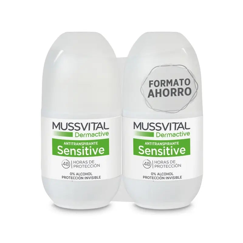 Mussvital Derma Deo Sensible , 2x75 ml