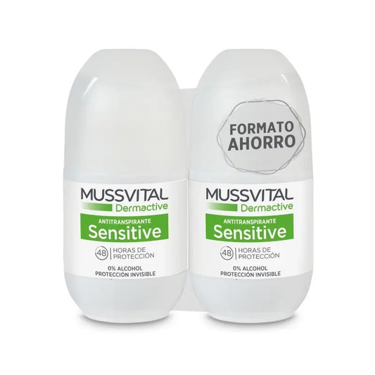 Mussvital Derma Deo Sensible , 2x75 ml