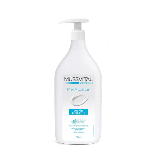 Mussvital Dermactive Loción Emoliente Piel Atopica , 750 ml