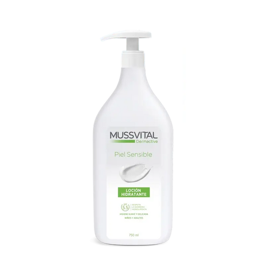 Mussvital Dermactive Loción Hidratante Piel Sensible , 750 ml