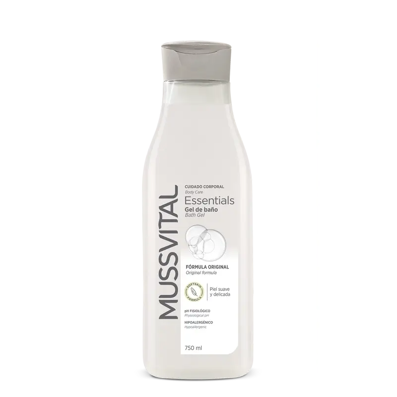 Mussvital Essentials Gel De Baño Original , 750 ml
