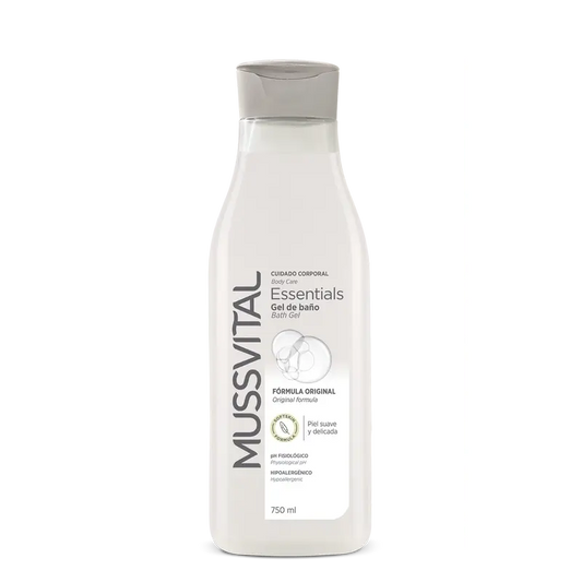Mussvital Essentials Gel De Baño Original , 750 ml