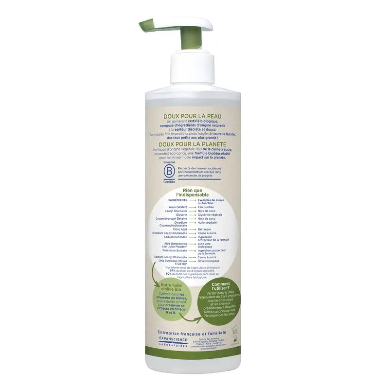 Mustela Gel Champú Bio, 400 ml