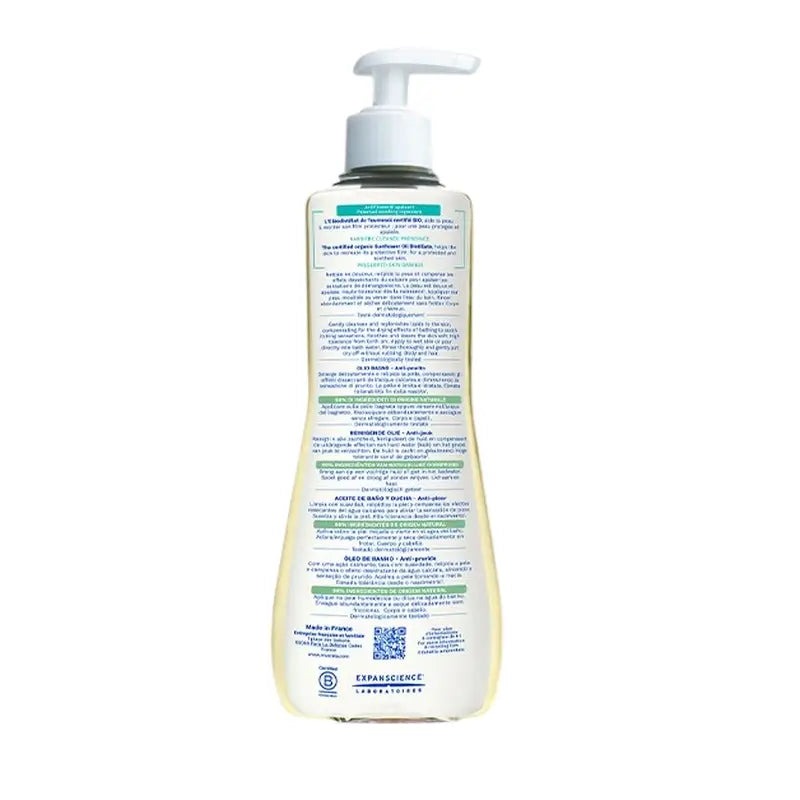 Mustela Stelatopia Aceite de Baño y Ducha, 500 ml