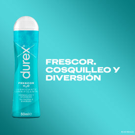 Durex Lubricante Frescor Y Calor, Cosquilleo Y Diversión, 2X100 Ml