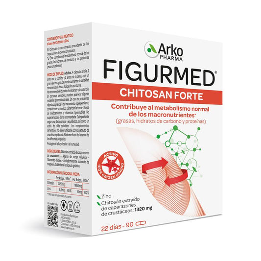 Arkopharma Figurmed Chitosan Forte 325 mg 90 Cápsulas