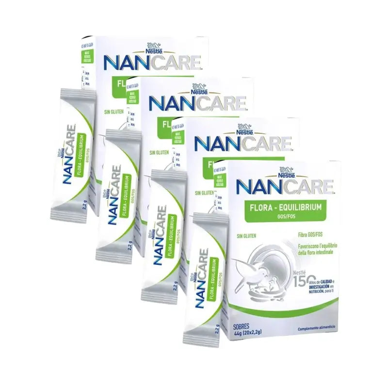 Nancare Flora-Equilibrium, 20X2,2 Gr, Pack De 4