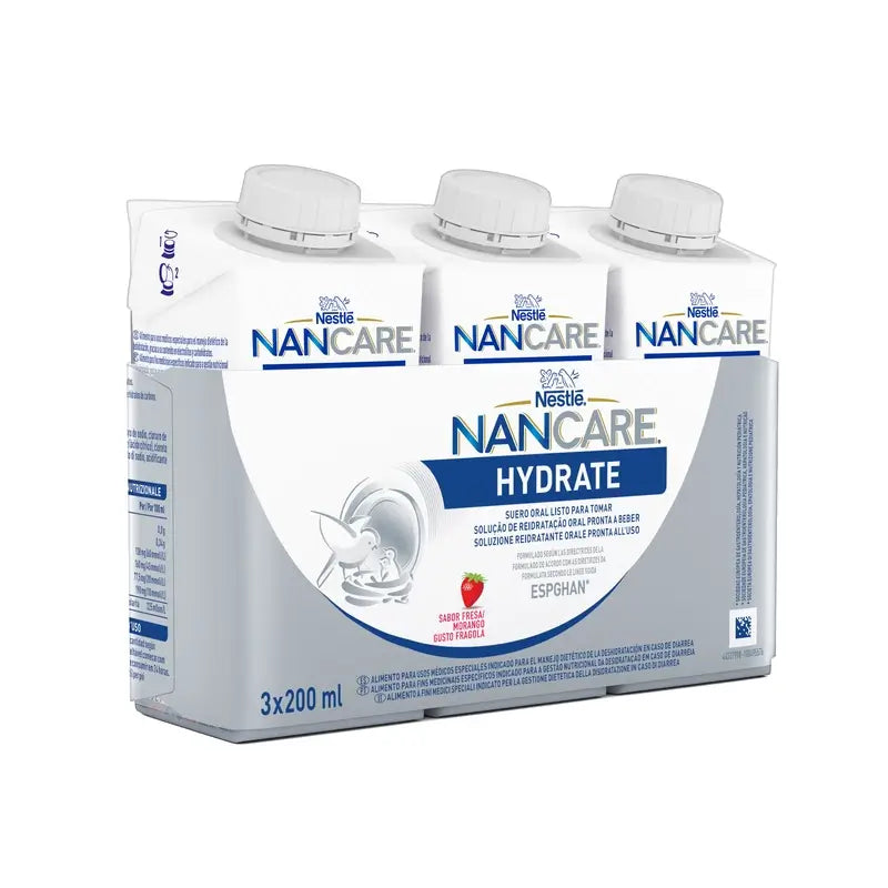 Nancare Hydrate Suero Líquido, 3X200 Ml