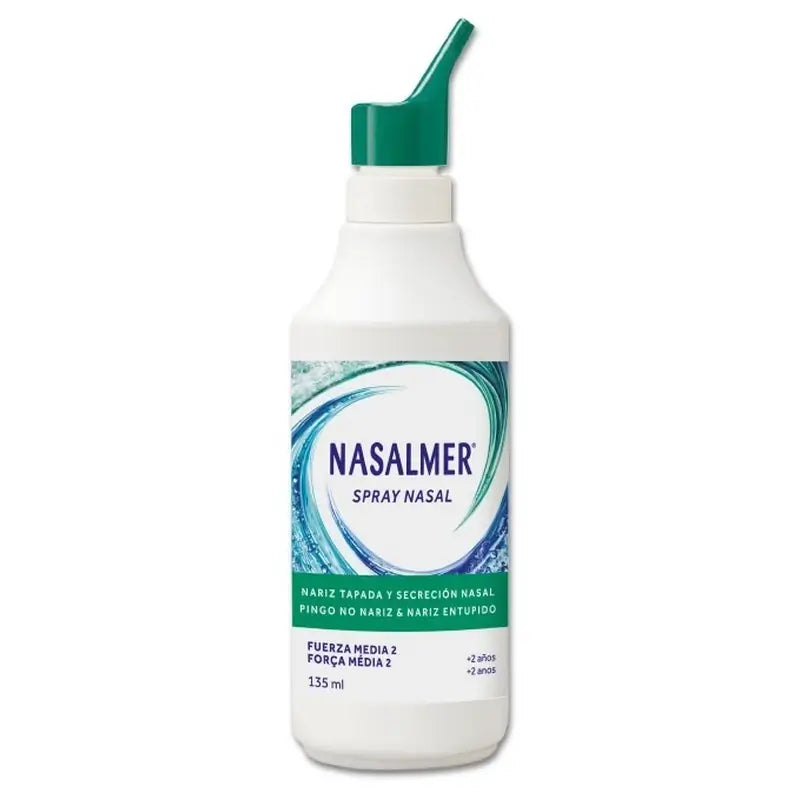Nasalmer Fuerza Media, Higiene Y Alivio Nasal Diario, Spray 135 Ml