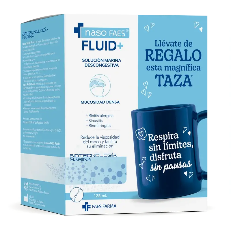 Naso Faes Fluid+ Limpieza Nasal 125 ml