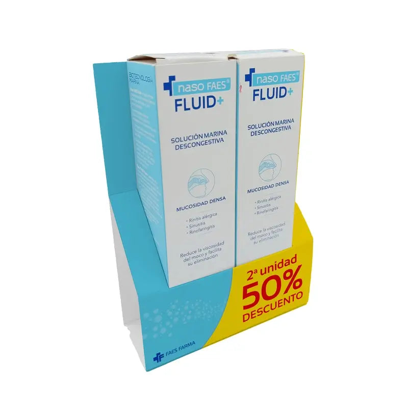Nasofaes Fluid+ Promo 2Da Al 50% , 2x125 ml