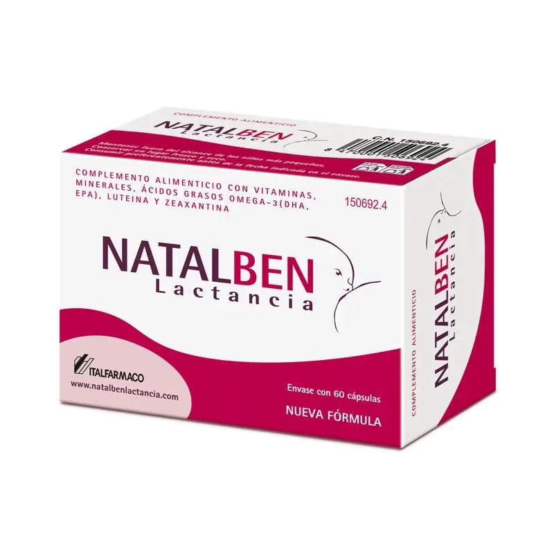 Natalben Lactancia , 4 x 60 cápsulas