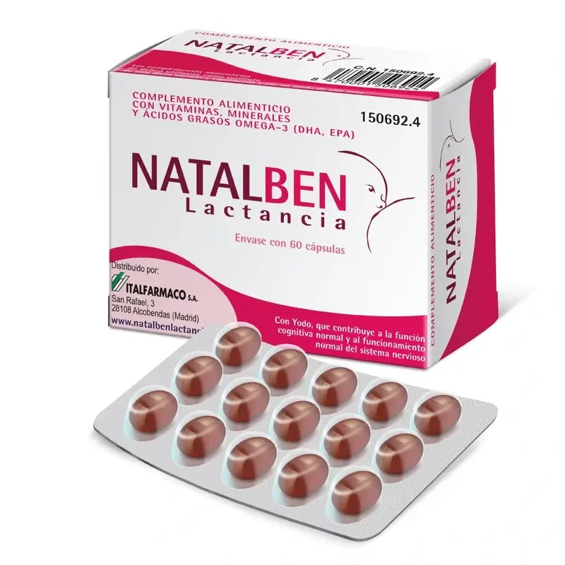 Natalben Lactancia , 4 x 60 cápsulas