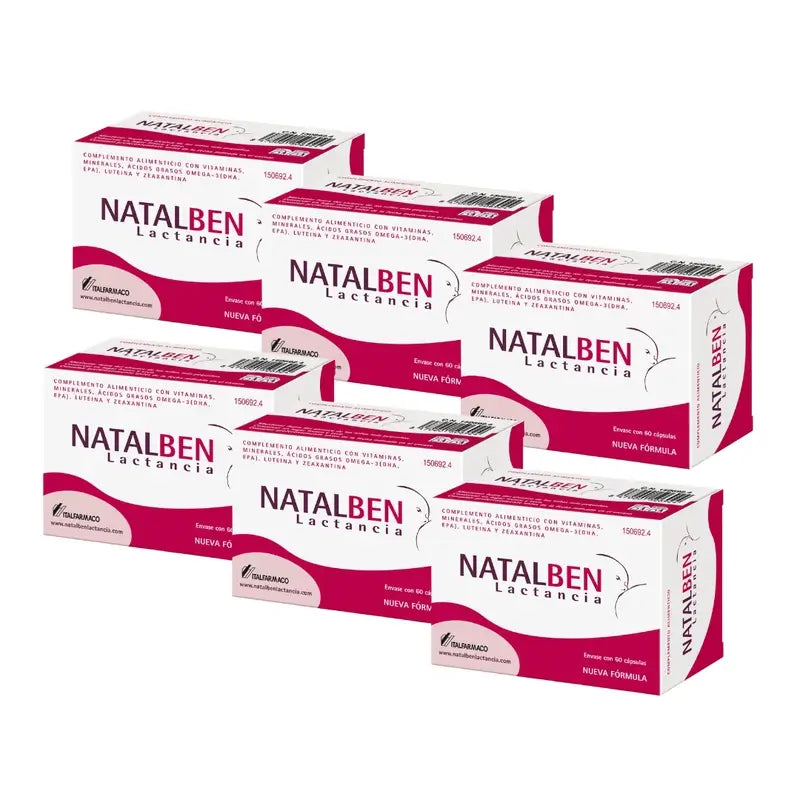Natalben Lactancia , 6 x 60 cápsulas