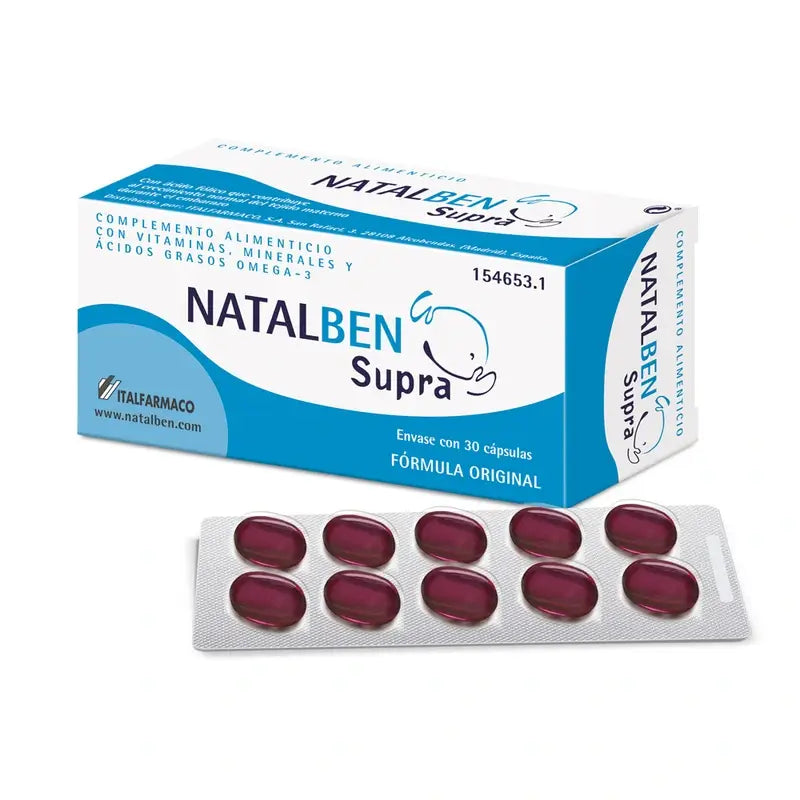 Natalben Supra Nutraceutico , 30 cápsulas