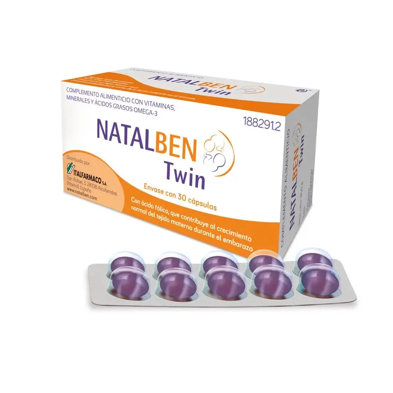 Natalben Twin, 30 Cápsulas