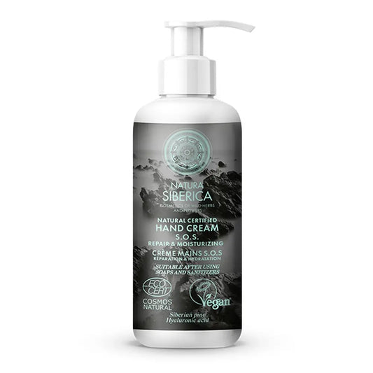Natura Siberica Crema De Manos Sos Reparación E Hidratación, 250 Ml