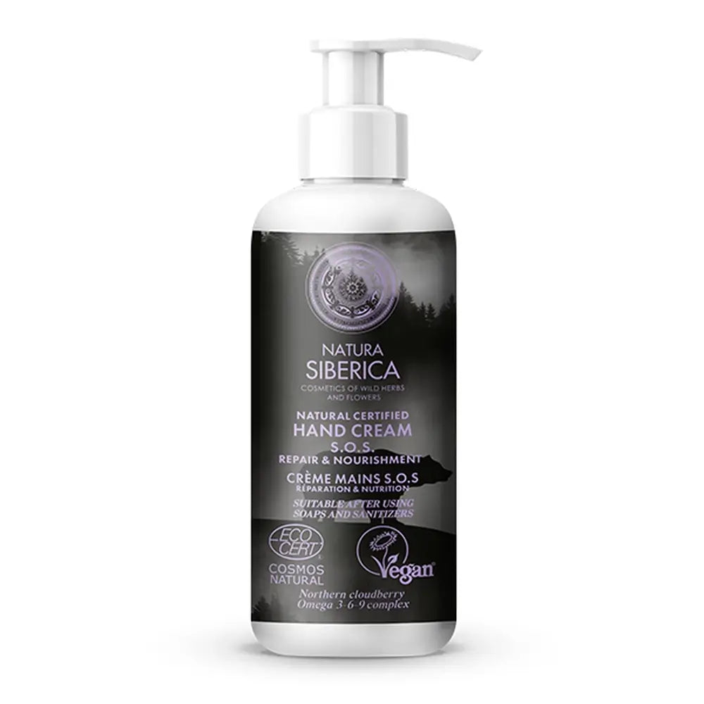 Natura Siberica Crema De Manos Sos Reparación Y Nutrición, 250 Ml