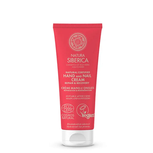 Natura Siberica Crema De Manos Y Uñas Reparación Y Recuperación, 75 Ml