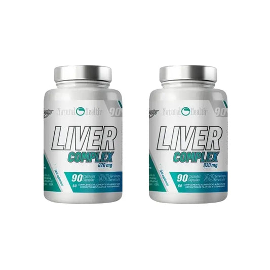 Natural Health Liver Complex Protector Hepático, 2X90 Cápsulas