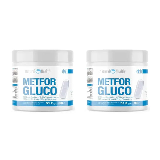Natural Health Metforgluco, 2X90 Cápsulas