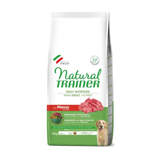 Natural Trainer Canine Adult Maxi Ternera 12Kg, pienso para perros
